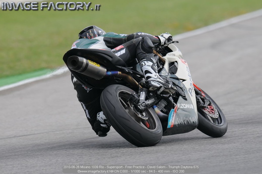 2010-06-26 Misano 1039 Rio - Supersport - Free Practice - David Salom - Triumph Daytona 675